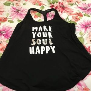 Torrid Black active tank top